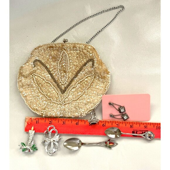 Gerry's Brooches, Rock Company Buckle, Bag By Debbie, 18k Gold Plate VTG Jewelry - Picture 6 of 9